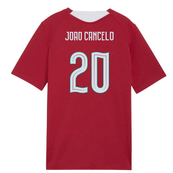 2026-2027 Portugal Training Jersey (Red) - Kids (Joao Cancelo 20)