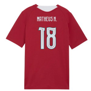 2026-2027 Portugal Training Jersey (Red) - Kids (Matheus N. 18)