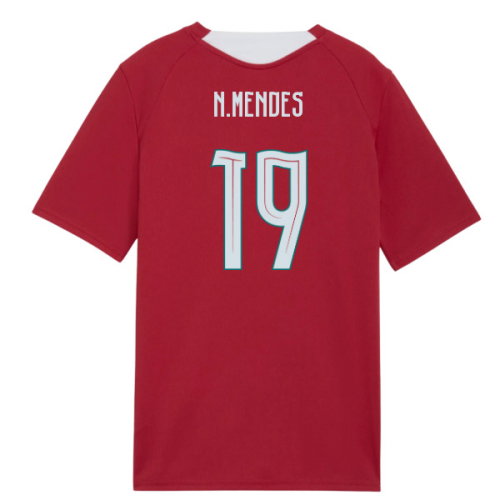 2026-2027 Portugal Training Jersey (Red) - Kids (N.Mendes 19)