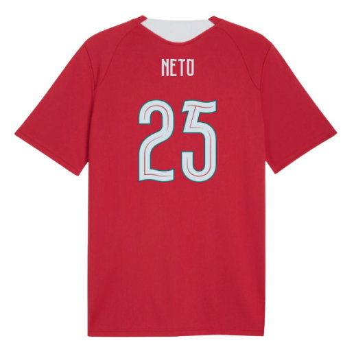 2026-2027 Portugal Training Jersey (Red) (Neto 25)