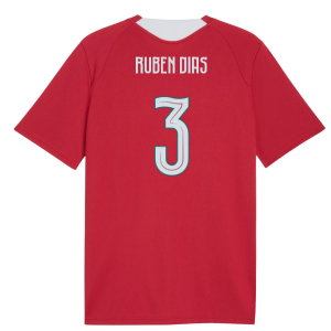 2026-2027 Portugal Training Jersey (Red) (Ruben Dias 3)