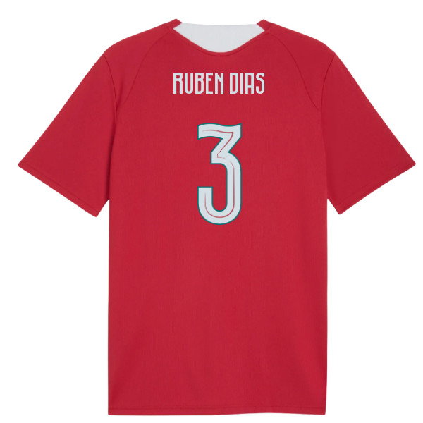 2026-2027 Portugal Training Jersey (Red) (Ruben Dias 3)