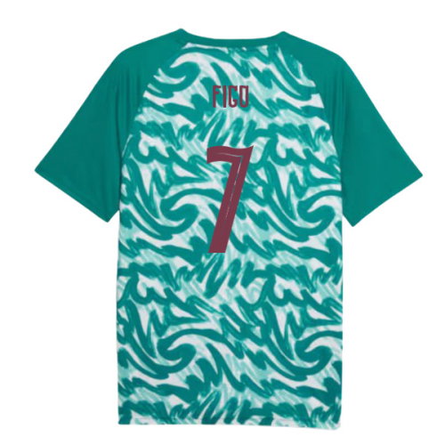 2026-2027 Portugal Warm Up Jersey (Green) (Figo 7)