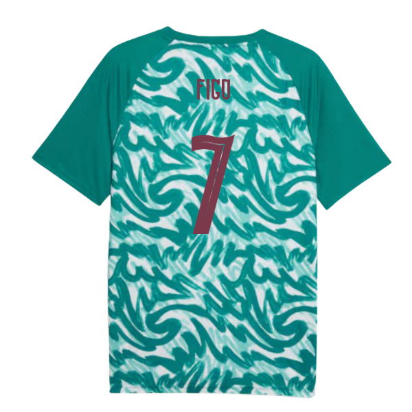 2026-2027 Portugal Warm Up Jersey (Green) (Figo 7)