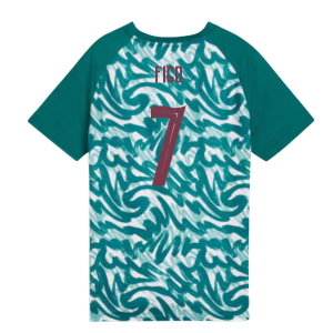 2026-2027 Portugal Warm Up Jersey (Green) - Kids (Figo 7)