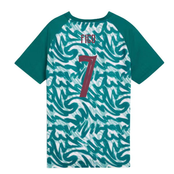 2026-2027 Portugal Warm Up Jersey (Green) - Kids (Figo 7)