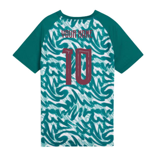 2026-2027 Portugal Warm Up Jersey (Green) - Kids (Your Name)