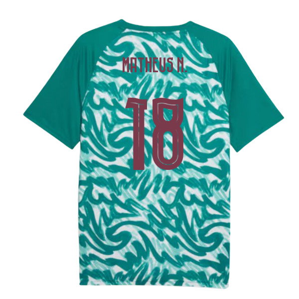 2026-2027 Portugal Warm Up Jersey (Green) (Matheus N. 18)