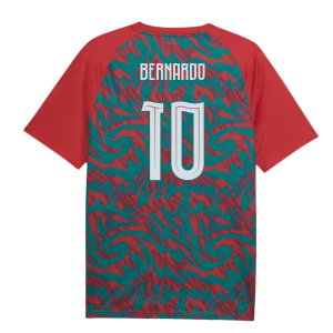 2026-2027 Portugal Warm Up Jersey (Red) (Bernardo 10)