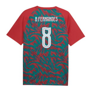 2026-2027 Portugal Warm Up Jersey (Red) (B.Fernandes 8)