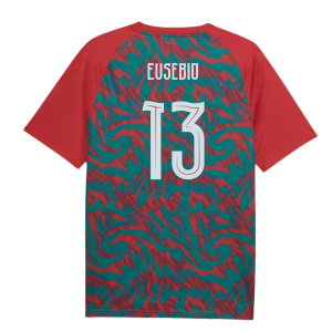 2026-2027 Portugal Warm Up Jersey (Red) (Eusebio 13)