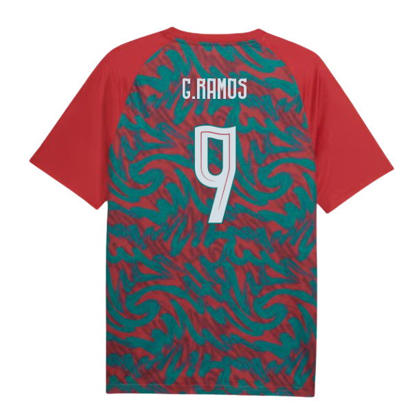 2026-2027 Portugal Warm Up Jersey (Red) (G.Ramos 9)