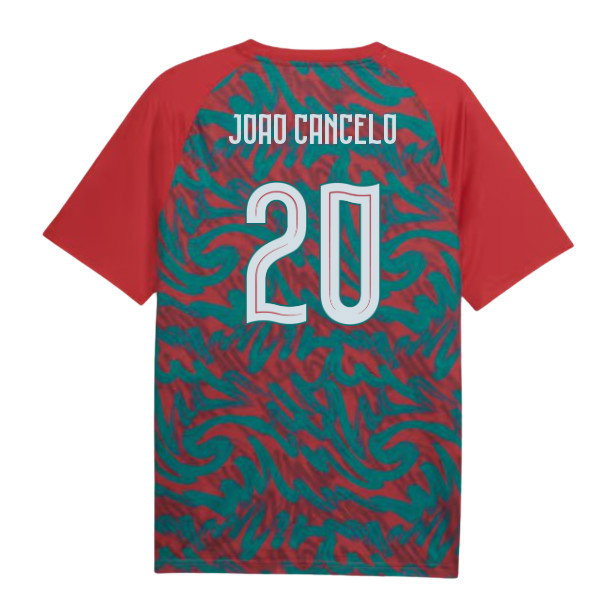 2026-2027 Portugal Warm Up Jersey (Red) (Joao Cancelo 20)