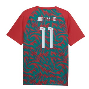 2026-2027 Portugal Warm Up Jersey (Red) (Joao Felix 11)