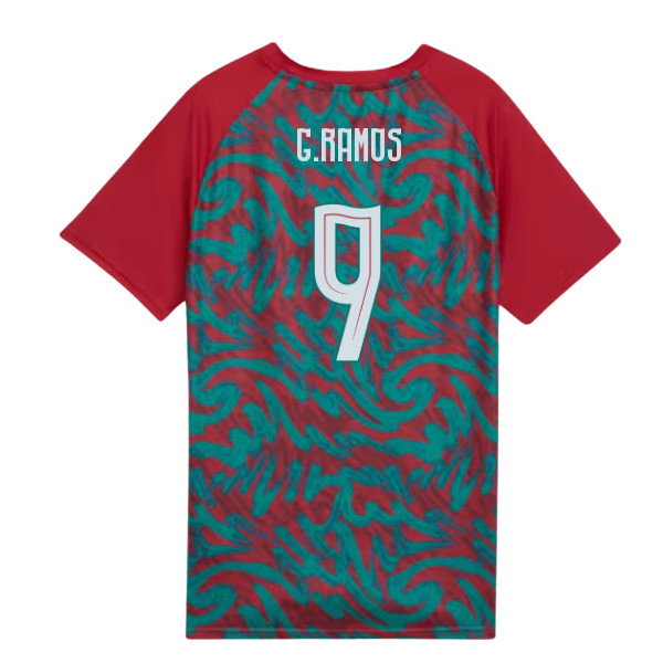 2026-2027 Portugal Warm Up Jersey (Red) - Kids (G.Ramos 9)