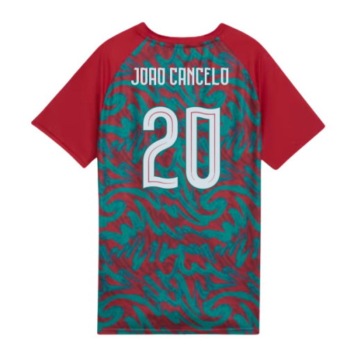 2026-2027 Portugal Warm Up Jersey (Red) - Kids (Joao Cancelo 20)