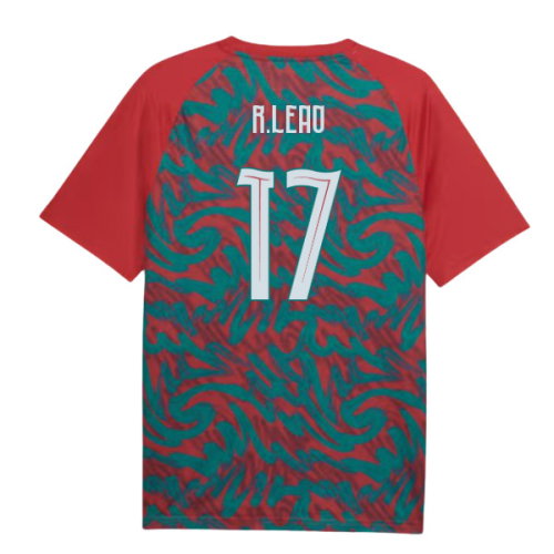 2026-2027 Portugal Warm Up Jersey (Red) (R.Leao 17)