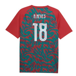 2026-2027 Portugal Warm Up Jersey (Red) (R.Neves 18)
