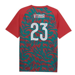 2026-2027 Portugal Warm Up Jersey (Red) (Vitinha 23)
