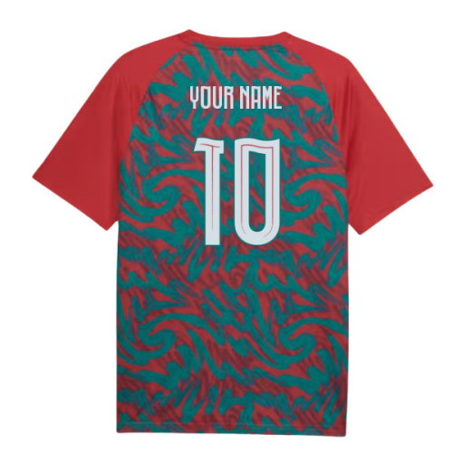 2026-2027 Portugal Warm Up Jersey (Red) (Your Name)