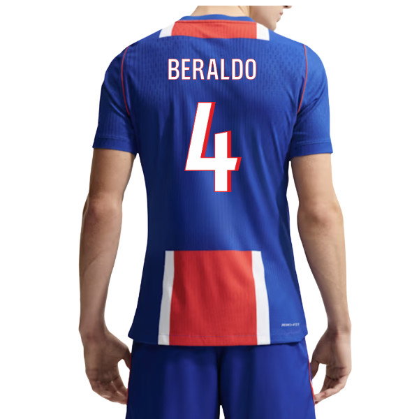 2026-2027 PSG Authentic Aero-Fit Match Home Shirt (Beraldo 4)