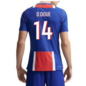 2026-2027 PSG Authentic Aero-Fit Match Home Shirt (D.Doue 14)
