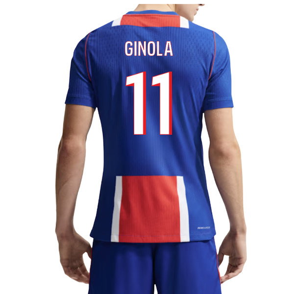 2026-2027 PSG Authentic Aero-Fit Match Home Shirt (Ginola 11)