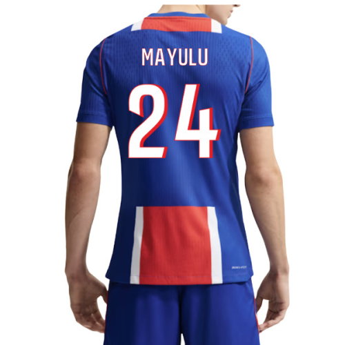 2026-2027 PSG Authentic Aero-Fit Match Home Shirt (Mayulu 24)