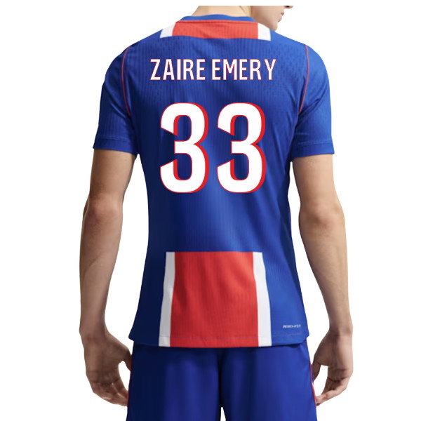 2026-2027 PSG Authentic Aero-Fit Match Home Shirt (Zaire Emery 33)