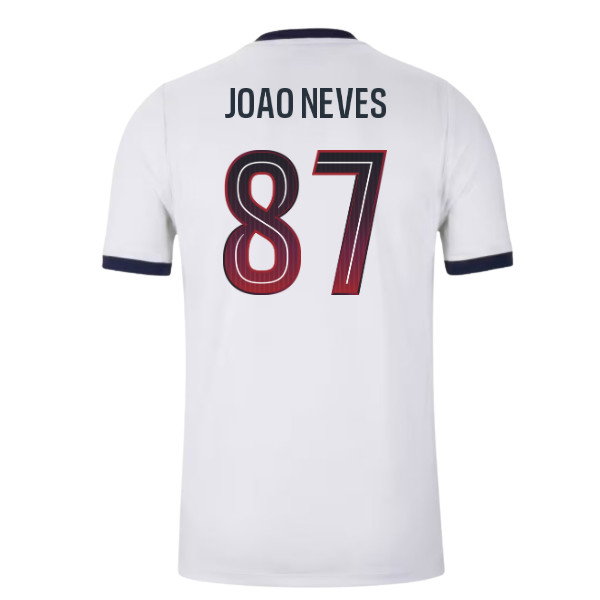 2026-2027 PSG Away Shirt (Kids) (Joao Neves 87)