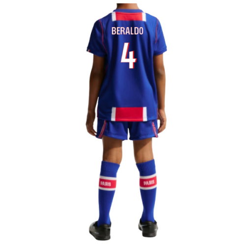 2026-2027 PSG Home Little Boys Mini Kit (Beraldo 4)