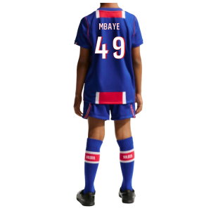 2026-2027 PSG Home Little Boys Mini Kit (Mbaye 49)