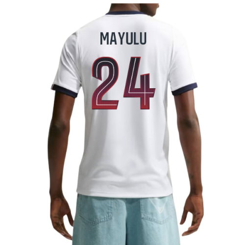 2026-2027 PSG Paris Saint Germain Away Shirt (Mayulu 24)