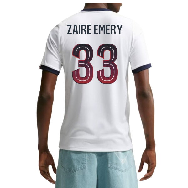2026-2027 PSG Paris Saint Germain Away Shirt (Zaire Emery 33)