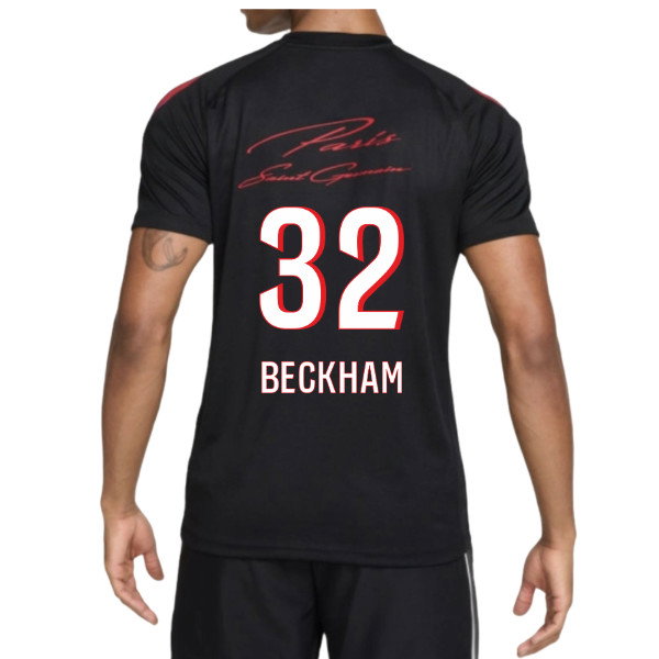 2026-2027 PSG Strike Training Shirt (Black) (Beckham 32)
