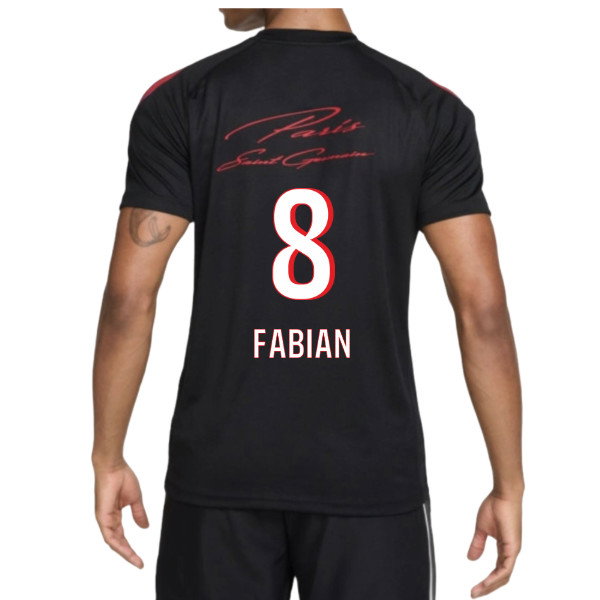 2026-2027 PSG Strike Training Shirt (Black) (Fabian 8)