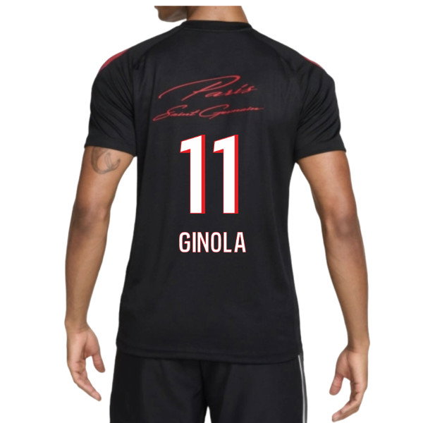 2026-2027 PSG Strike Training Shirt (Black) (Ginola 11)