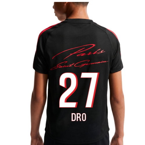 2026-2027 PSG Strike Training Shirt (Black) - Kids (Dro 27)