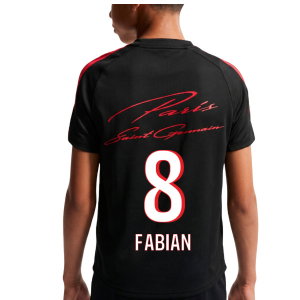 2026-2027 PSG Strike Training Shirt (Black) - Kids (Fabian 8)