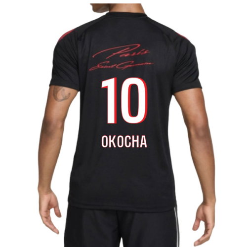 2026-2027 PSG Strike Training Shirt (Black) (Okocha 10)