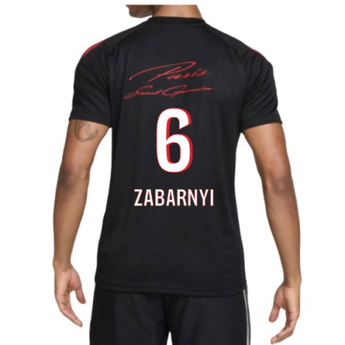 2026-2027 PSG Strike Training Shirt (Black) (Zabarnyi 6)