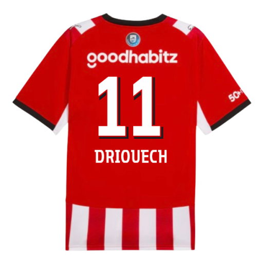 2026-2027 PSV Eindhoven Home Shirt (Driouech 11)