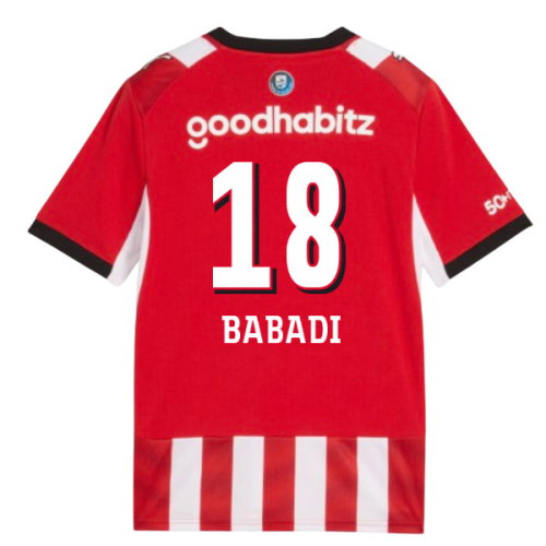 2026-2027 PSV Eindhoven Home Shirt (Kids) (Babadi 18) 2026-2027 PSV Eindhoven Home Shirt (Kids) (Babadi 18)