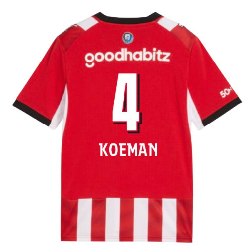 2026-2027 PSV Eindhoven Home Shirt (Kids) (Koeman 4)