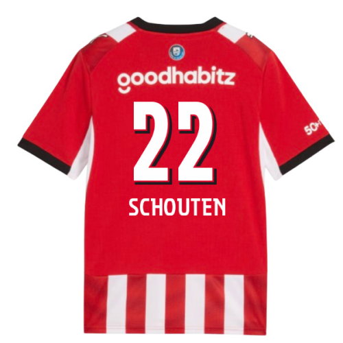 2026-2027 PSV Eindhoven Home Shirt (Kids) (Schouten 22)
