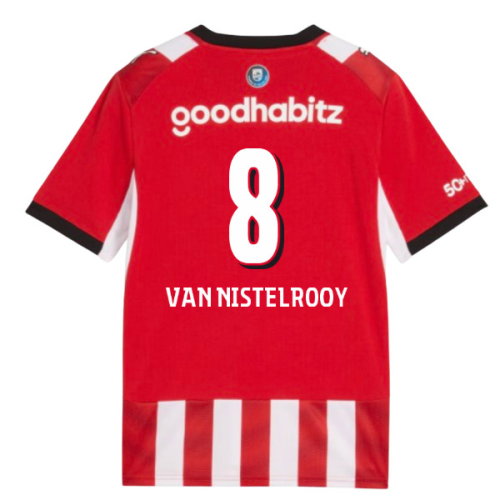 2026-2027 PSV Eindhoven Home Shirt (Kids) (Van Nistelrooy 8)
