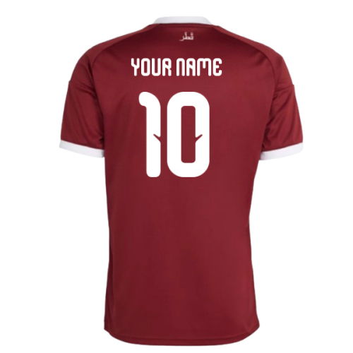 2026-2027 Qatar Home Shirt (Your Name)