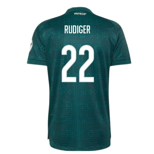 2026-2027 Real Madrid Authentic Away Shirt (Rudiger 22)