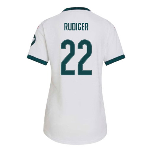 2026-2027 Real Madrid Authentic Home Shirt (Womens) (Rudiger 22)