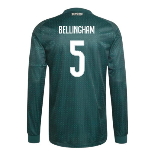 2026-2027 Real Madrid Authentic Long Sleeve Away Shirt (Bellingham 5)